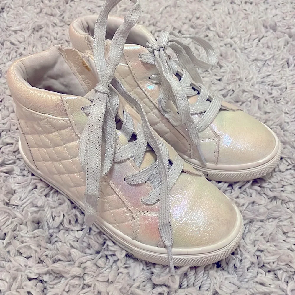 Justice High Top Sneakers, Size 12
